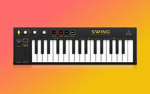 Behringer introduces Swing USB MIDI controller keyboard with 64-step sequencer