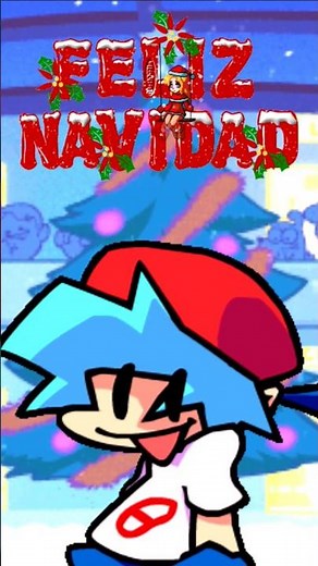 Feliz Navidad FNF Boyfriend 🎄🎉🎉 #shorts #fnf #fridaynightfunkin #leofine
