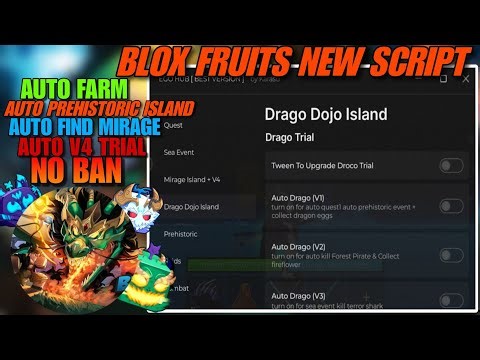 NEW Best Blox Fruits Ego Hub Script // Auto Farm, Auto Prehistoric Island, Find Mirage Island, V4