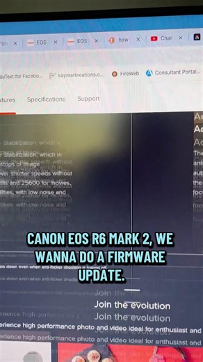 How to update your Firmware on your Canon EOS camera. #firmware #canoneosR6