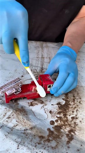 Shock! The Fire Department Got Stuck In The Mud 🚒😨 #cleaning #satisfying #asmr