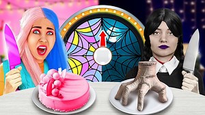 Wednesday Addams VS Enid Extreme Cake Decorating Challenge || Yummy Food Challenges by Kaboom Zoom | Zoom Zoom