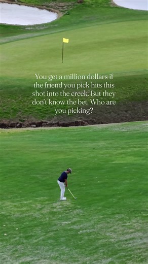 Who are you picking for this one? | donkey on golf course