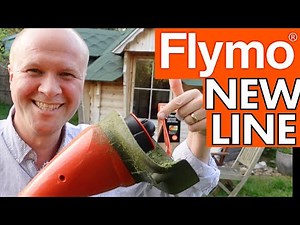 How to change FLYMO strimmer line: MINI TRIM ST trimmer string spool