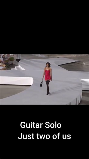 Just the Two of Us | Guitar Solo at Fashion Show #Shorts