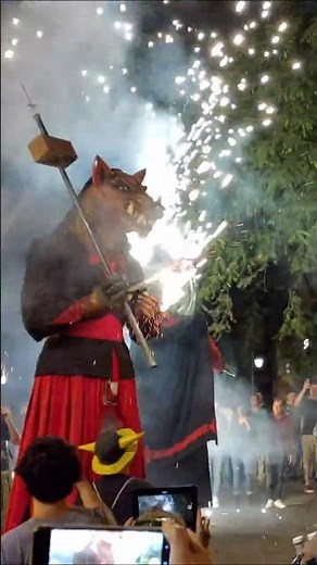 Correfoc Festival in Barcelona #barcelona #correfoc