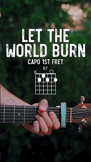 LET THE WORLD BURN Chris Grey Guitar Tutorial // LET THE WORLD BURN Guitar Lesson