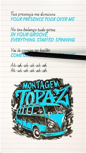 💎 MONTAGEM TOPAZ (Lyrics + English Translation)