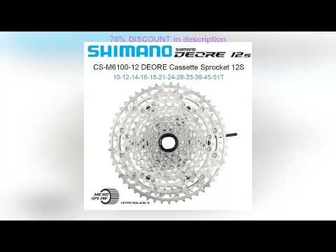 #SHIMANO Deore M6100 Cassette 12 Speed Mountain Bike Flywheel 12V Variable 12Speed Flying 12S 10-51