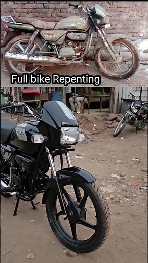 Hero Splendor Pro full bike Repainting