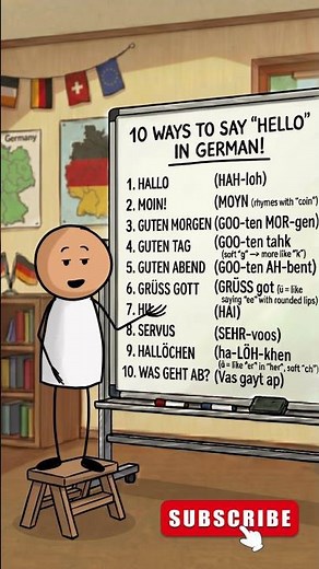 These 10 German Greetings Will Make You Sound Like a Native 🇩🇪 #LearnGerman #Pronunciation