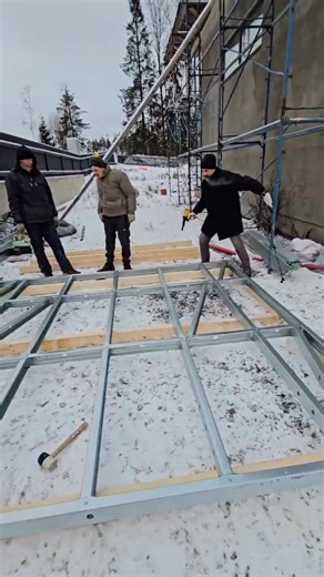 Сборка каркаса небольшого хозблока в Ленинградской области 📍