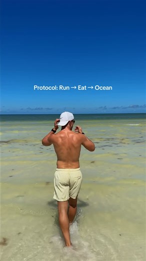 HP | 30s Physique Rebuild on Instagram: "Protocol: Run → Eat → Ocean. Inputs: sand, sun, steady pace. Outputs: calm mind, clean fuel, clear plan. If you’re stuck in loops, change the terrain. Holbox reminds you fitness builds freedom. Drop a “Protocol” below if you’re running this week. #HolboxMexico #BeachRunning #FitnessIsFreedom #HealthyHabits #TravelVlog"