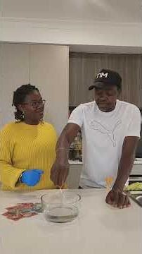 Challenge to get a toothpick stand in a bowl of water. Did she get it correctly?