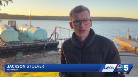 Cyanobacteria treatment begins on Lake Carmi