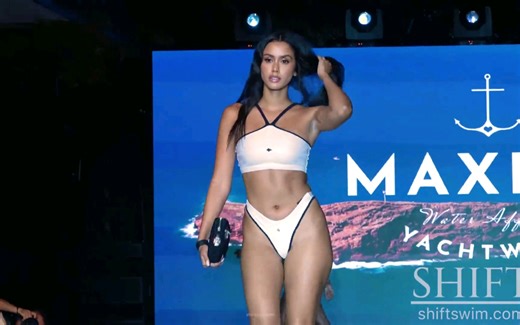 MAXINE迈阿密泳装秀4k，精剪，拉美风