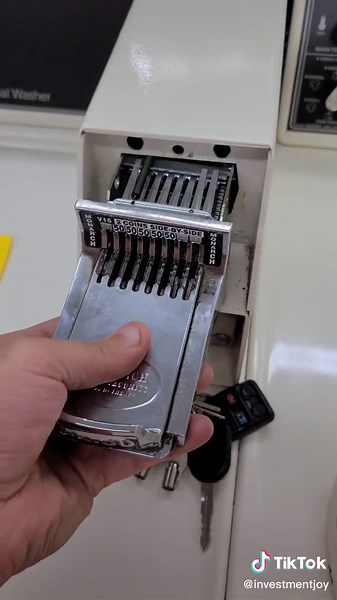 Let's see how much my laundromat made!