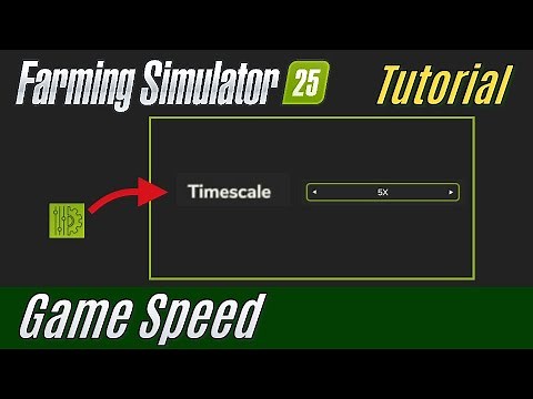 FS25 Tutorial: Adjust Game Speed (for Beginners)