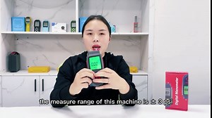 WonVon 100 psi Digital Handheld Manometer ± 83 wc HVAC Gas Pressure Tester 12 Selectable Units Differential Dual Port Pressure Pressure Gauge