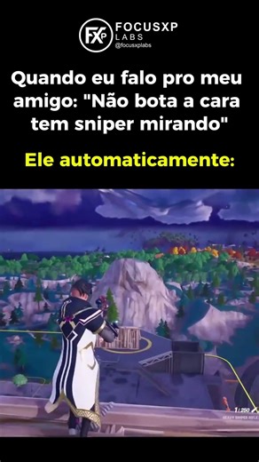 Avisei da sniper e ele botou a cara! 😂 Direto pro lobby! 🤡 #Shorts #Fortnite #Gamer #Humor #Meme