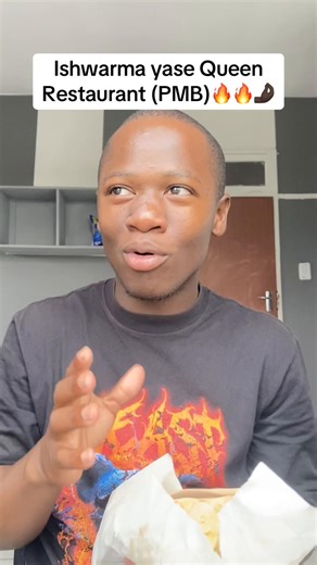 Enjoying Ishwarma at Queen Restaurant