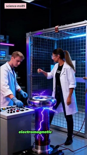 Protection against powerful electromagnetic fields by Faraday cage