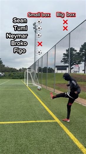 Small box vs Big box challenge 🔥📦⚽️ #football #soccerchallenge