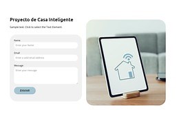 Realizar un proyecto de casa inteligente - Plantilla CSS por Nicepage