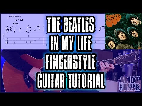 The Beatles In My Life Guitar Tutorial (Fingerstyle)