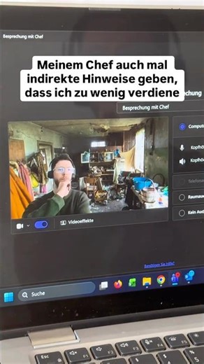 Meinem Chef indirekte Hinweise geben, dass ich zu wenig verdiene #büro #homeoffice #wfh #office