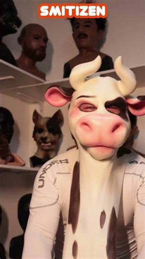 Ready for This Cute Muscle Cow Cosplay Glow-Up? 🐄💫#fashiontrends #cosplay #smitizen #toy #cowboy