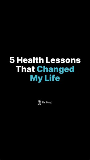 Find out what took me 30 years to learn the hard way. Don’t wait to learn the most important life lessons at 60. Start now and change your health today! I post new health content every day. Follow so you don’t miss it! And for more on this topic, check out this video: https://drbrg.co/4qNGiYa | Dr. Eric Berg