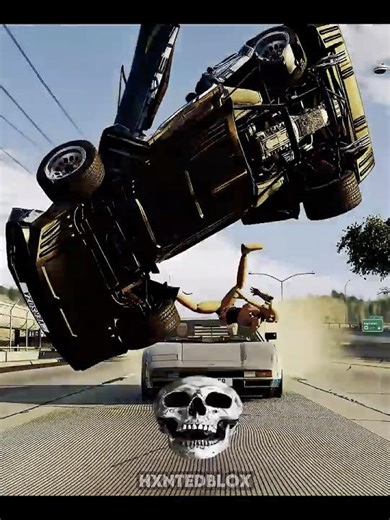 Insane Semi Truck Roblox Crash😱💀