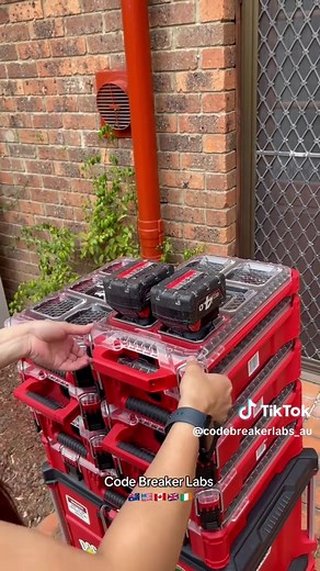 Turn your Milwaukee PACKOUT into the ultimate tool storage system! 🔥 💪 Our custom inserts keep your tools, batteries, and sockets locked in place, no more rattling, no more mess. Just grab and go! 🚀 ⚡ Pair them with the Milwaukee Compact Organizer for the most efficient way to carry and organize your gear. 🛠️🔩 🚚 Shipping to Australia, USA, UK, Canada & Ireland! Get yours now—link in bio! ⬇️🛒 #milwaukeepackout #packoutsystem #packoutmods #tradielife #PackoutIsLife