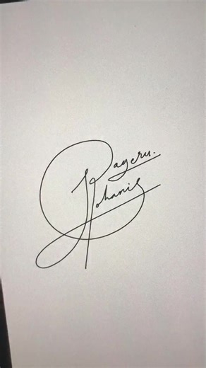 Johanis Pageru Signature Collection - Unique TTD Examples