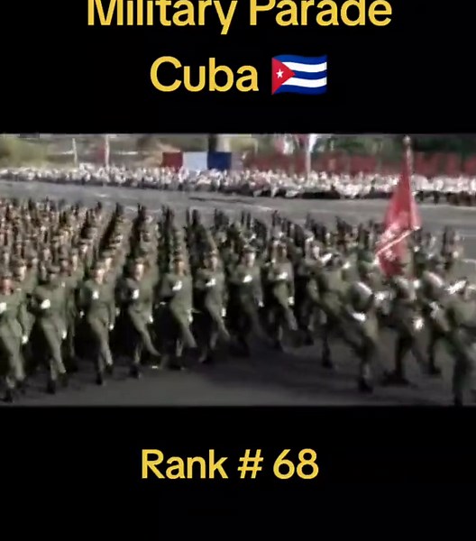 Cuba Military Parade and Global Ranking #68