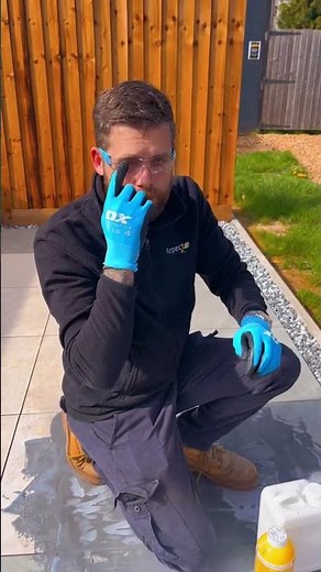How-to clean grout residue from your porcelain patio