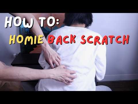 😴 HOW TO Give Your HOMIE an Aggressive Back Scratch & Massage ASMR