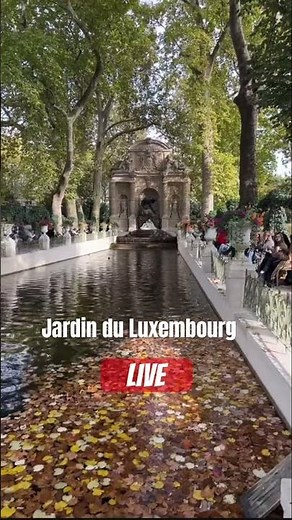 Live tour of the Luxembourg Gardens, the magic of Paris in autumn 🍁