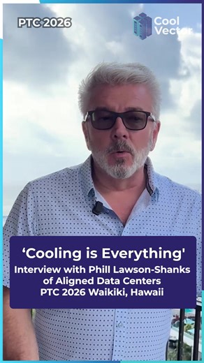 "Cooling is everything" in data centers, says Phill Lawson-Shanks, Chi...