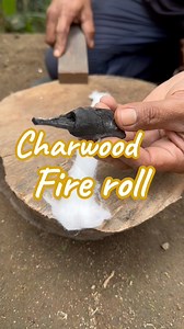 1.2M views · 11K reactions | Charwood Fire roll #frictionfire #firemaking #fireskills #primitivefirelighting #bushcraft #survival | Dalem Gumino | Facebook
