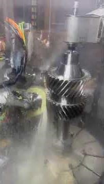 New-Double Helical gear grinding #gears #machine #gearmanufacturing