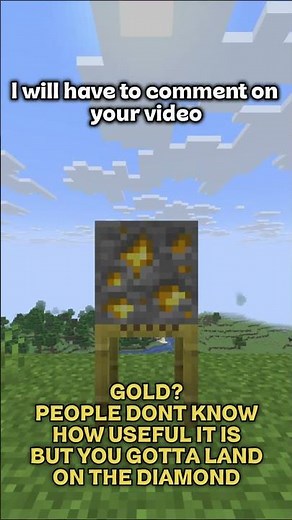 NO ONE Can Land On The Diamond Ore...💀 #memes #minecraft #shorts
