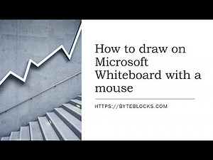 How to draw on Microsoft Whiteboard with a mouse