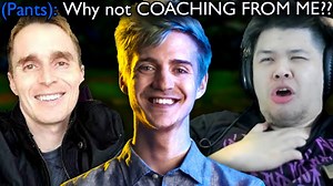 Ninja finally gets coached by a Challenger Coach but not me | Pants are Dragon