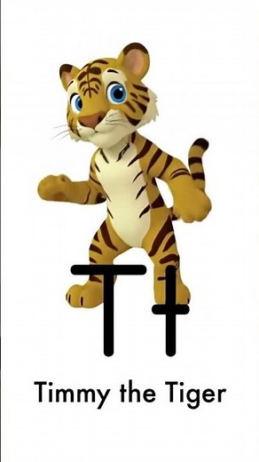 ABC Animals (Critical Matter Inc) (AI): Timmy the Tiger wiggles and dances excitedly