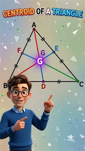 Centroid of a Triangle #Centroid #mathclinic #maths #geometrydash
