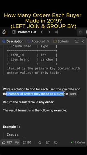 Waymo SQL Interview: How to Keep 0 Counts in SQL (LeetCode 1158 Market Analysis I) #shorts