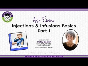HCGTV: Medical Coding Tips - Injections and Infusions Basics (Part 1)