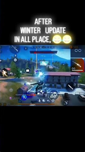 freefrie after update in all place #freefire #trending new #after winter in place 😂😂# shorts video#